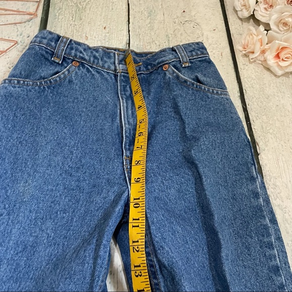 Levi’s vintage 12 orange tab jeans denim straight leg high waist blue small 4 - Picture 3 of 8